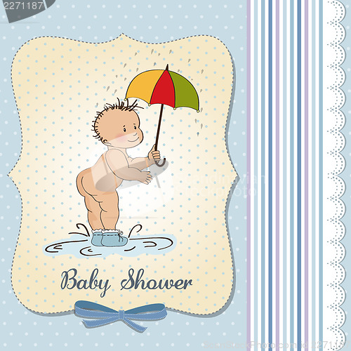 Image of new baby announcement card