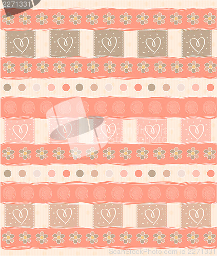 Image of Beautiful and vintage seamless background