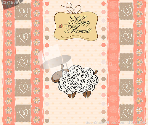 Image of greeting card with sheep
