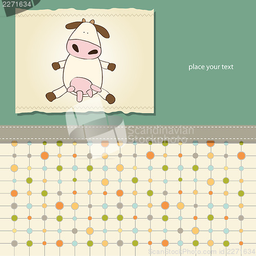 Image of fun greeting card with cow