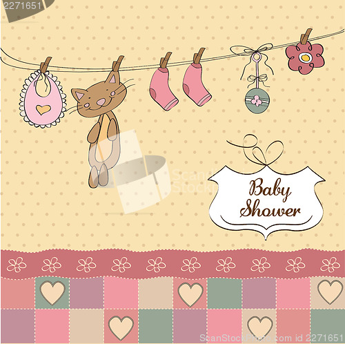 Image of Baby shower invitation card