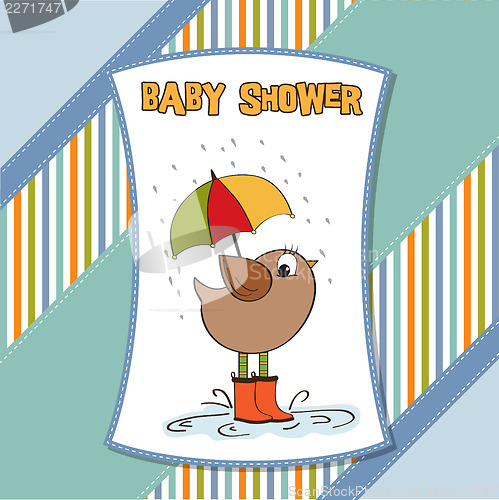 Image of new baby announcement card