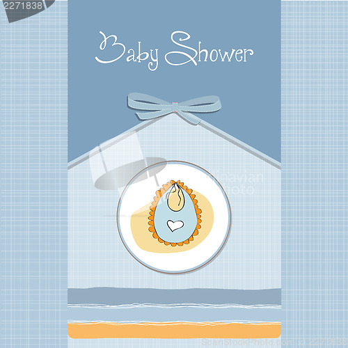 Image of new baby boy announcement card