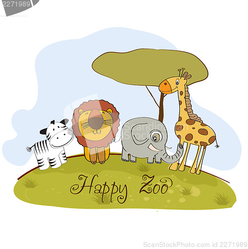 Image of happy zoo