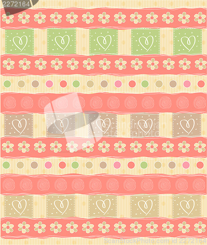 Image of Beautiful and vintage seamless background