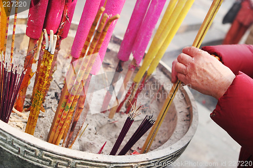 Image of Lighting incense