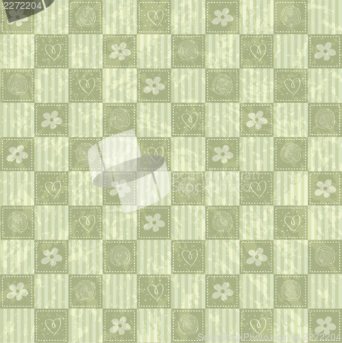 Image of seamless pattern background with flowers