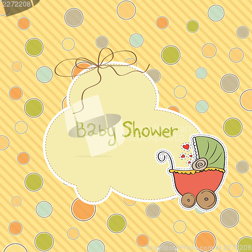 Image of delicate baby shower card