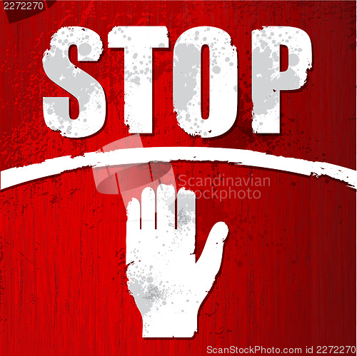 Image of  red stop sign