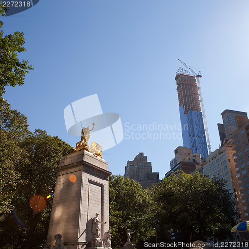 Image of Central Park Golden Statue