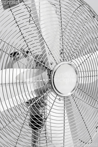 Image of Close-up of metal electric fan