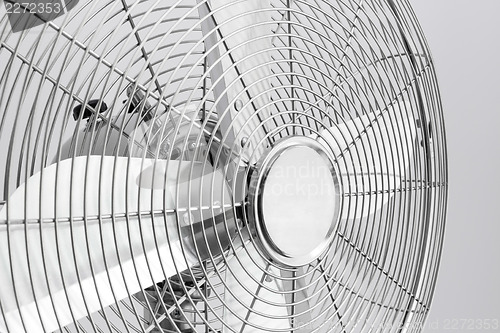 Image of Detail of metal electric fan