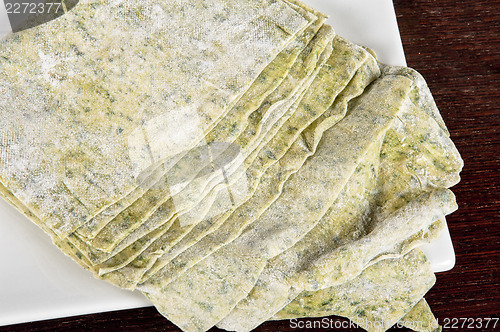 Image of dough for lasagna