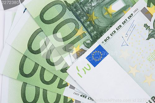 Image of euro banknotes