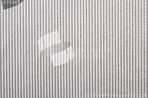 Image of fabric with gray and white stripes