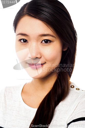 Image of Cute young asian female model