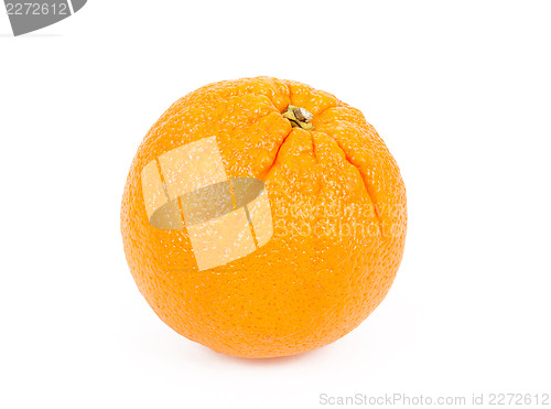 Image of fresh orange fruit isolated on white