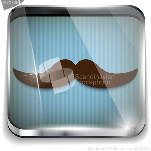 Image of Happy Father Day Mustache Gift