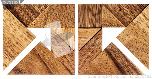 Image of tangram arrows