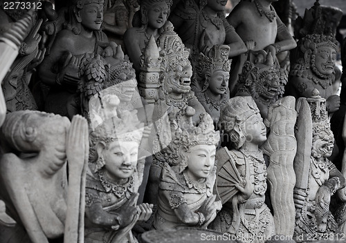 Image of Religious stone statues. Indonesia, Bali