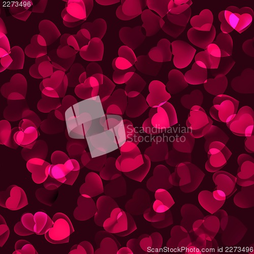 Image of Valentine's Day romantic background. EPS 8