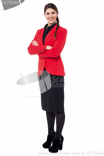 Image of Successful businesswoman in formals