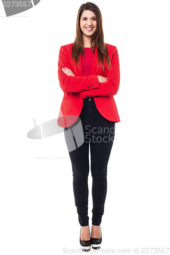 Image of Successful businesswoman in formals