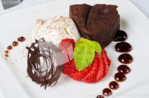 Image of Chocolate flan