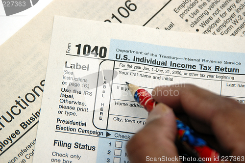 Image of Filing tax return