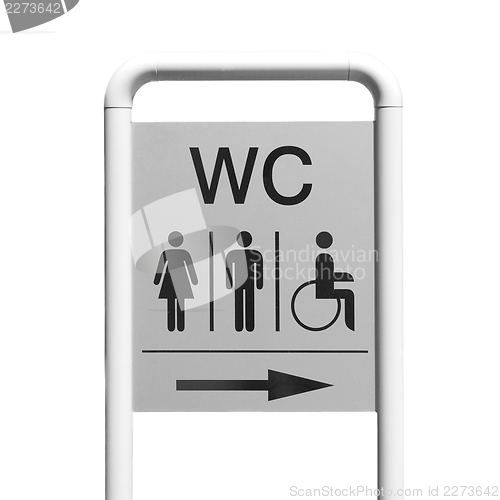 Image of Toilet sign