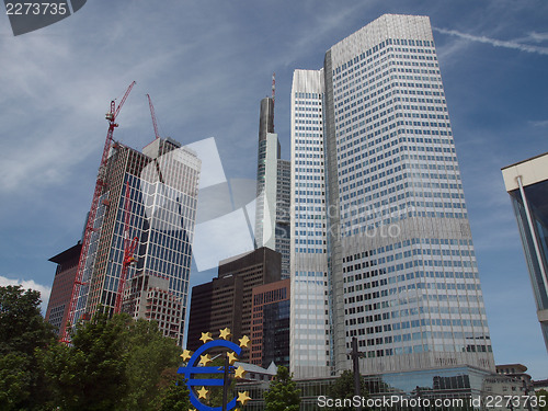 Image of European Central Bank in Frankfurt