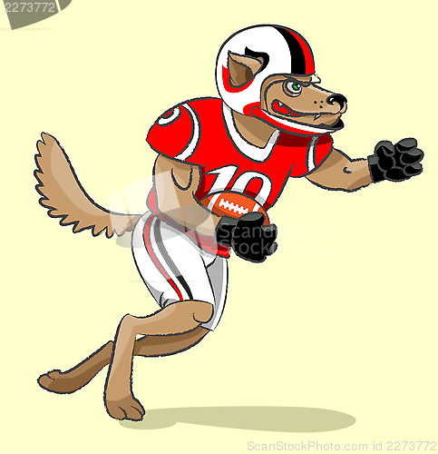 Image of Wolf - football player
