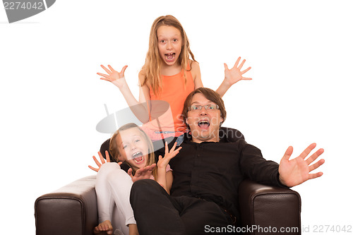 Image of Crazy people crying and laughing