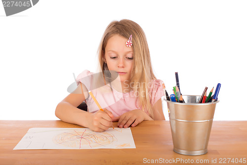 Image of Child draw a picture