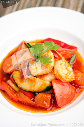 Image of Sweet and Sour Shrimp Thai Style