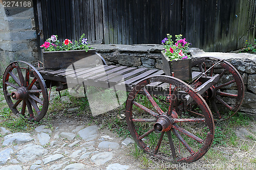 Image of Flower Boxes on the Cart