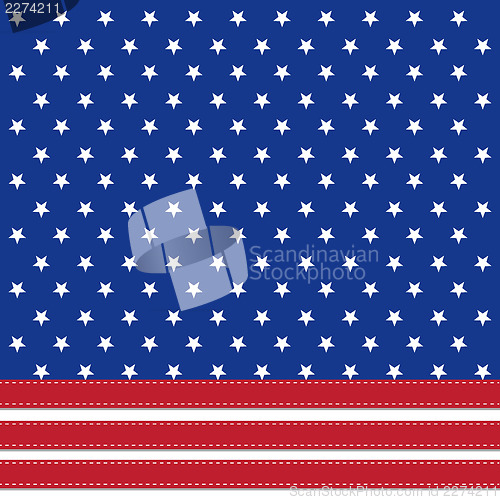 Image of American flag background with stars symbolizing 4th july indepen