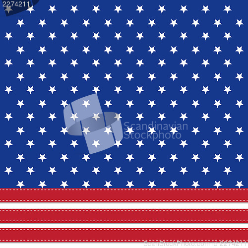 Image of American flag background with stars symbolizing 4th july indepen