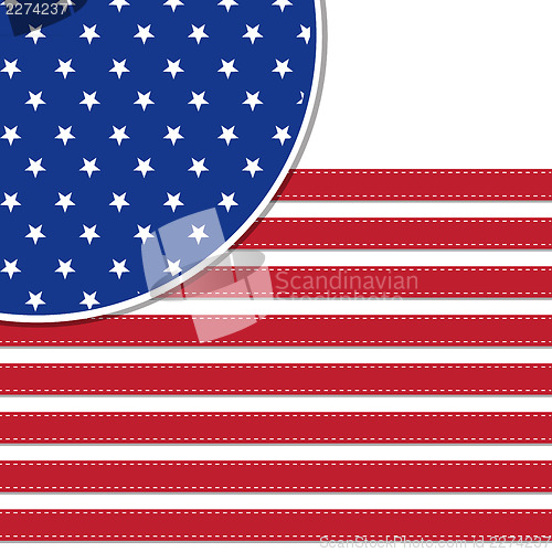 Image of American flag background with stars symbolizing 4th july indepen