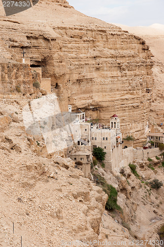 Image of Saint George monastery in judean desert