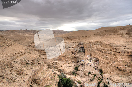 Image of Saint George monastery in judean desert