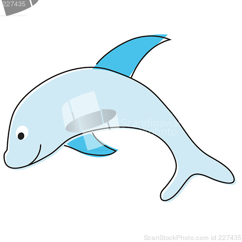 Image of Cartoon Dolphin