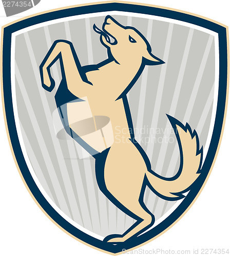 Image of Prancing Dog Side Shield 