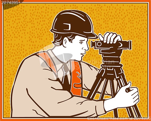 Image of Surveyor Geodetic Civil Engineer Retro