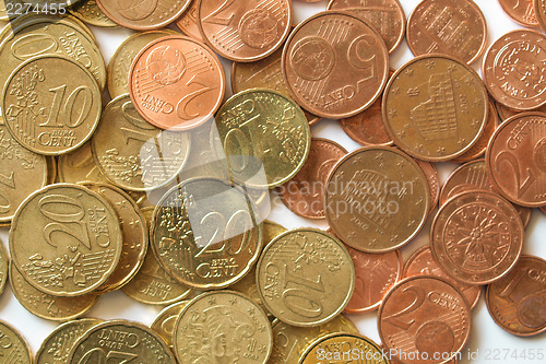 Image of Euro coins