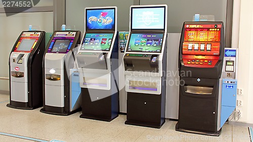 Image of Row of Slot Machines