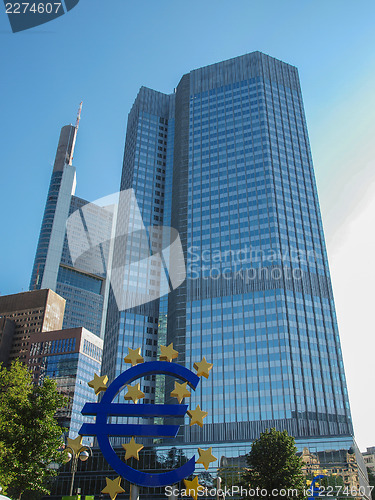 Image of European Central Bank in Frankfurt