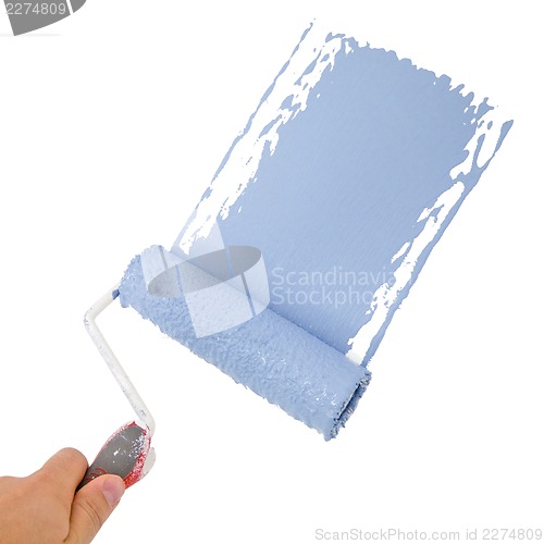 Image of Painting in blue