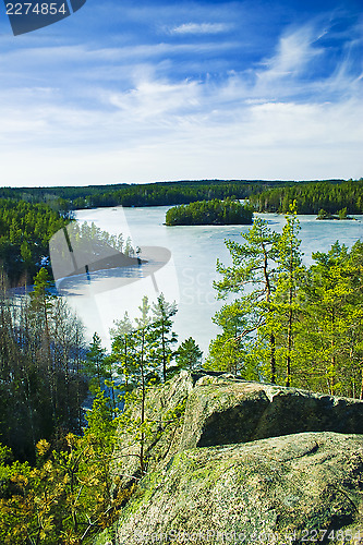 Image of Frozen lake