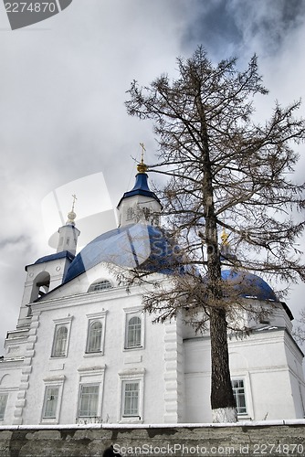 Image of John Predtechi's church. Tobolsk district. Russia